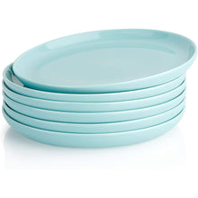 Load image into Gallery viewer, 10 Inch Porcelain Round Dinner Plates, Set of 6