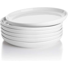 Load image into Gallery viewer, 10 Inch Porcelain Round Dinner Plates, Set of 6
