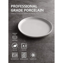Load image into Gallery viewer, 7.4 Inch Porcelain Round Dessert Plates, Set of 6