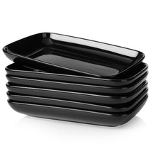Load image into Gallery viewer, 8 Inch Porcelain Rectangular Serving Platters, Set of 6