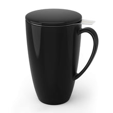 Load image into Gallery viewer, 15 Ounce Porcelain Tea Mug with Infuser