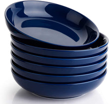 Load image into Gallery viewer, 22 Ounce Porcelain Salad Bowls, Set of 6