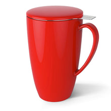 Load image into Gallery viewer, 15 Ounce Porcelain Tea Mug with Infuser