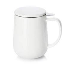 Load image into Gallery viewer, 20 Ounce Porcelain Tea Mug with Infuser