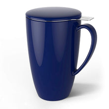 Load image into Gallery viewer, 15 Ounce Porcelain Tea Mug with Infuser