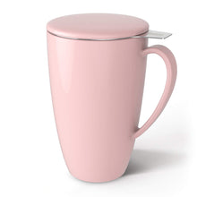 Load image into Gallery viewer, 15 Ounce Porcelain Tea Mug with Infuser