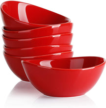 Load image into Gallery viewer, 10 Ounce Porcelain Curved Bowls, Set of 6