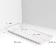 Load image into Gallery viewer, 13.8 Inch Porcelain Rectangular Serving Platters, Set of 4