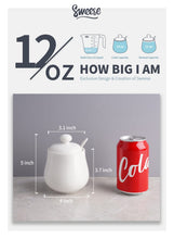 Load image into Gallery viewer, 12 Ounce Porcelain Sugar and Creamer Sets