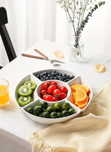 Load image into Gallery viewer, 11 Inch Porcelain Chip and Dip Serving Dish