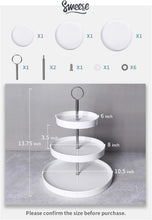 Load image into Gallery viewer, 3-Tier Porcelain Cupcake Stand
