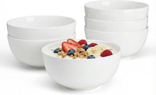 Load image into Gallery viewer, 20oz Round Porcelain Bowls Set of 6