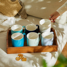 Load image into Gallery viewer, 20 Ounce Porcelain Big Handle Mugs, Set of 6
