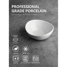 Load image into Gallery viewer, 28 Ounce Porcelain Curved Bowls, Cool Assorted Color, Set of 6
