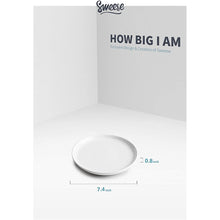 Load image into Gallery viewer, 7.4 Inch Porcelain Round Dessert Plates, Cool Assorted Color, Set of 6

