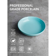 Load image into Gallery viewer, 22 Ounce Porcelain Salad Bowls, Cool Assorted Color, Set of 6
