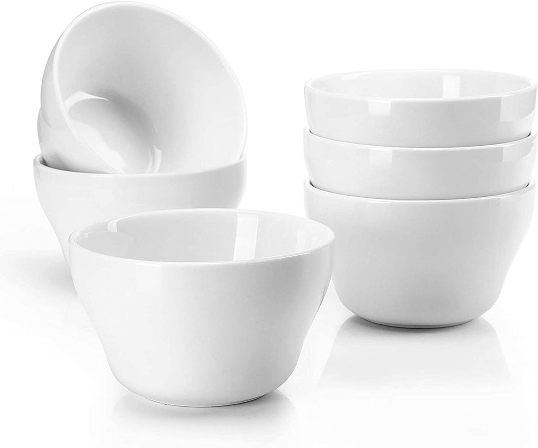 8 Ounce Porcelain Bouillon Bowls, Set of 6