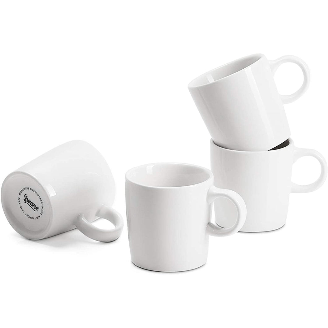 3.5 Ounce Porcelain Espresso Cups, Set of 4